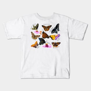 Butterfly Collection Kids T-Shirt